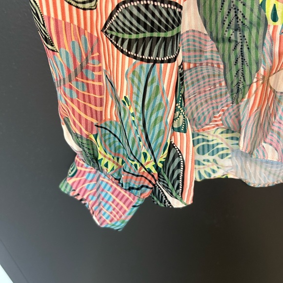 Parker NWOT silk blouse beautiful XS delicate and beautiful detail!! - Picture 4 of 11